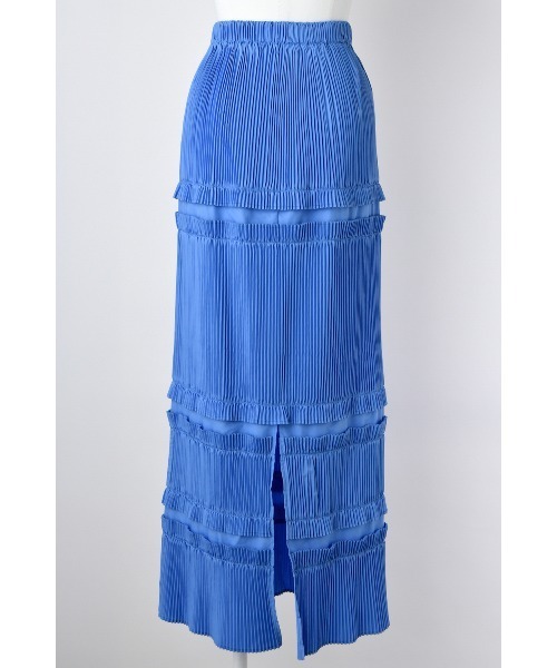 ENFOLD(エンフォルド)の「STRAIGHT PLEATS SKIRT(スカート・レディース・サックスブルー・38/36)」の10枚目の写真