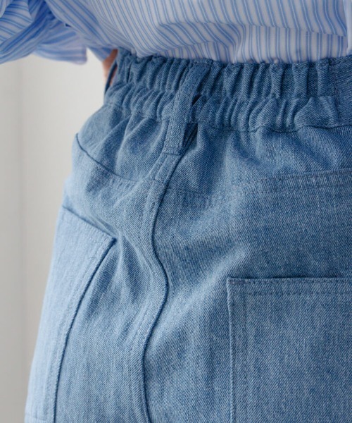 flower（フラワー）の「レースデニムパンツ（デニムパンツ・レディース・ライトブルー/ブルー・SMALL/MEDIUM）」の13枚目の写真