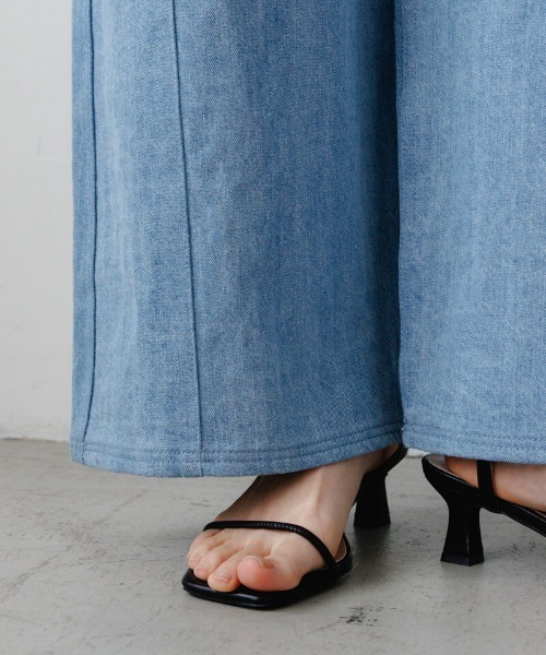 flower（フラワー）の「レースデニムパンツ（デニムパンツ・レディース・ライトブルー/ブルー・SMALL/MEDIUM）」の14枚目の写真