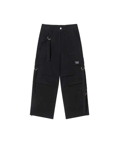 THE GREEN LAB（ザグリーンラボ）の「Dリングストラップウォッシングカーゴパンツ[ブラック]（その他パンツ・レディース・その他・FREE）」の15枚目の写真