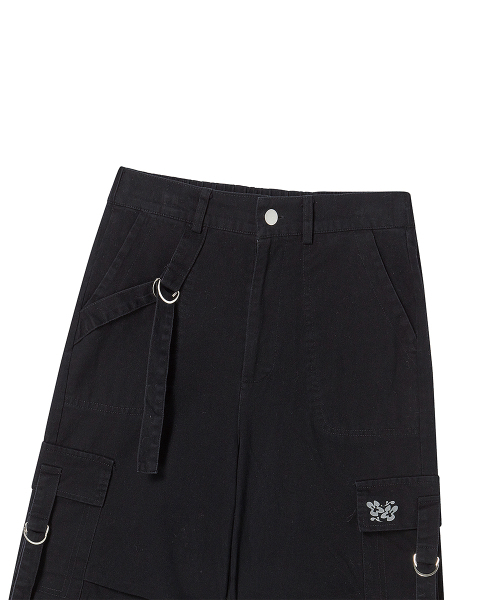 THE GREEN LAB（ザグリーンラボ）の「Dリングストラップウォッシングカーゴパンツ[ブラック]（その他パンツ・レディース・その他・FREE）」の17枚目の写真