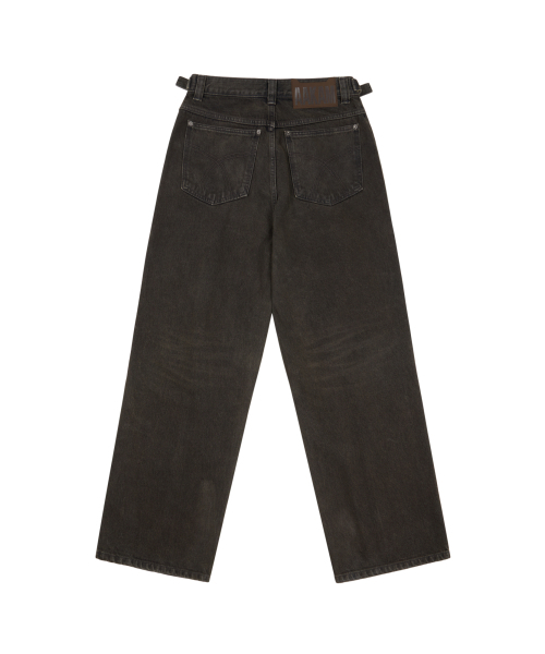 AAKAM(アーカム)の「Knee Panel Biker Denim Pants (Black)(デニムパンツ・レディース・その他・1/2)」の3枚目の写真