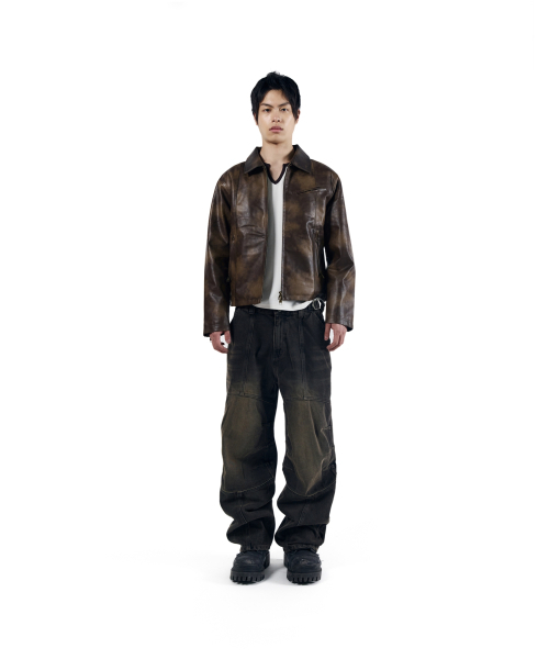 AAKAM(アーカム)の「Knee Panel Biker Denim Pants (Black)(デニムパンツ・レディース・その他・1/2)」の13枚目の写真