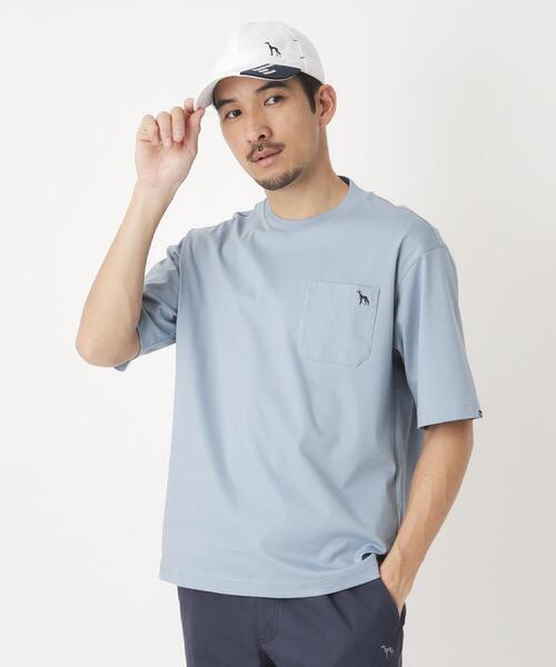 adabat（アダバット）の「接触冷感/抗菌防臭/消臭 アイスクリアコットンポケTシャツ（Tシャツ/カットソー・メンズ・サックスブルー/ネイビー/ホワイト・46/48/50）」の21枚目の写真