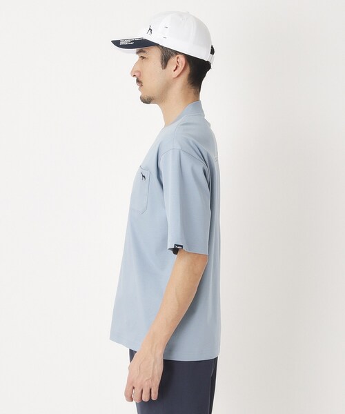 adabat（アダバット）の「接触冷感/抗菌防臭/消臭 アイスクリアコットンポケTシャツ（Tシャツ/カットソー・メンズ・サックスブルー/ネイビー/ホワイト・46/48/50）」の11枚目の写真