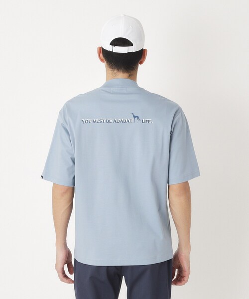 adabat（アダバット）の「接触冷感/抗菌防臭/消臭 アイスクリアコットンポケTシャツ（Tシャツ/カットソー・メンズ・サックスブルー/ネイビー/ホワイト・46/48/50）」の10枚目の写真