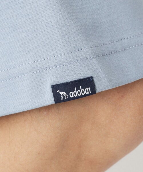 adabat（アダバット）の「接触冷感/抗菌防臭/消臭 アイスクリアコットンポケTシャツ（Tシャツ/カットソー・メンズ・サックスブルー/ネイビー/ホワイト・46/48/50）」の5枚目の写真