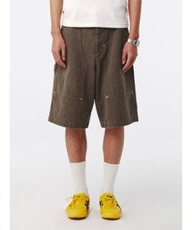 KIJUN MEN（キジュンメンズ）の「リベットエッジ バミューダ ショーツ ブラウン（その他パンツ）」