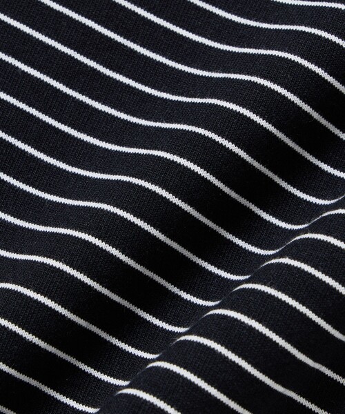 LACOSTE(ラコステ)の「【オンライン限定】LACOSTE オーバーサイズ ボーダー リンガーネック 半袖Tシャツ(Tシャツ/カットソー・メンズ・ブラウン/ブラック・2/3/4/5/6)」の13枚目の写真