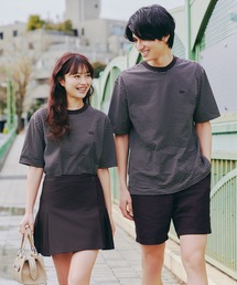 LACOSTE（ラコステ）の「【オンライン限定】LACOSTE  ボーダー リンガーネック 半袖Tシャツ（Tシャツ/カットソー）」