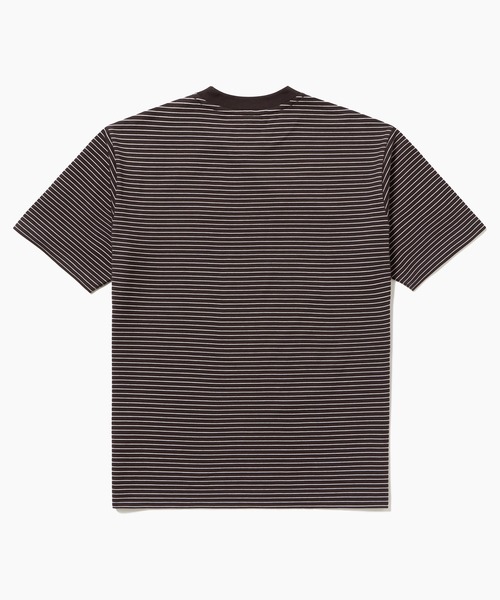 LACOSTE(ラコステ)の「【オンライン限定】LACOSTE オーバーサイズ ボーダー リンガーネック 半袖Tシャツ(Tシャツ/カットソー・メンズ・ブラウン/ブラック・2/3/4/5/6)」の4枚目の写真