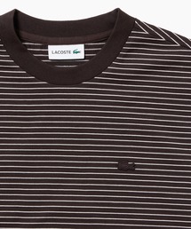 オンライン限定】LACOSTE オーバーサイズ ボーダー リンガーネック