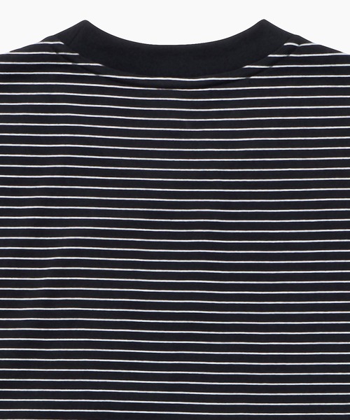 LACOSTE(ラコステ)の「【オンライン限定】LACOSTE オーバーサイズ ボーダー リンガーネック 半袖Tシャツ(Tシャツ/カットソー・メンズ・ブラウン/ブラック・2/3/4/5/6)」の10枚目の写真