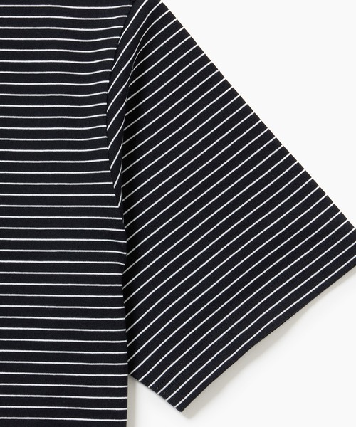 LACOSTE(ラコステ)の「【オンライン限定】LACOSTE オーバーサイズ ボーダー リンガーネック 半袖Tシャツ(Tシャツ/カットソー・メンズ・ブラウン/ブラック・2/3/4/5/6)」の11枚目の写真