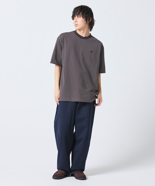 LACOSTE(ラコステ)の「【オンライン限定】LACOSTE オーバーサイズ ボーダー リンガーネック 半袖Tシャツ(Tシャツ/カットソー・メンズ・ブラウン/ブラック・2/3/4/5/6)」の22枚目の写真