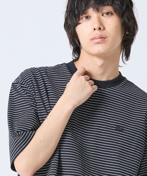 LACOSTE(ラコステ)の「【オンライン限定】LACOSTE オーバーサイズ ボーダー リンガーネック 半袖Tシャツ(Tシャツ/カットソー・メンズ・ブラウン/ブラック・2/3/4/5/6)」の20枚目の写真