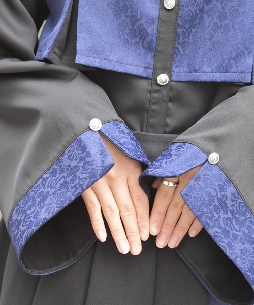 axes femme(アクシーズファム)の「【セットアップ対応】ジャカードブラウス(シャツ/ブラウス・レディース・ネイビー/ワイン/ダークグリーン・FREE)」の11枚目の写真