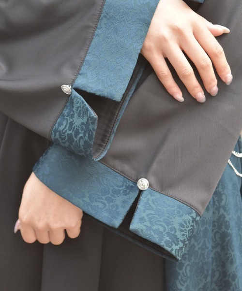 axes femme(アクシーズファム)の「【セットアップ対応】ジャカードブラウス(シャツ/ブラウス・レディース・ネイビー/ワイン/ダークグリーン・FREE)」の12枚目の写真