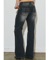 A'GEM/9 × .kom 『MIDNIGHT MOVE/ミッドナイトムーブ』 england boots cut/イングランドブーツカット パンツ