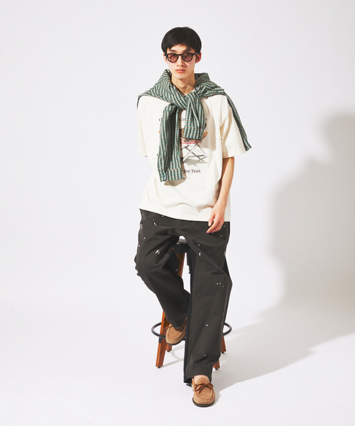 Snow Peak（スノーピーク）の「snow peak / スノーピーク 別注 キャンプ ドッグ Tシャツ（Tシャツ/カットソー・メンズ・ストーン・X-LARGE/LARGE/MEDIUM）」の14枚目の写真