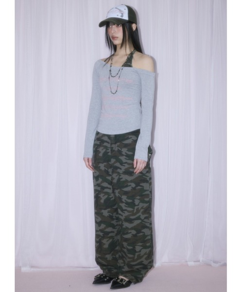 A'GEM/9 × .kom 『NIIER NOR/ニーアノア』 BACK-LAP BALLOON PANTS