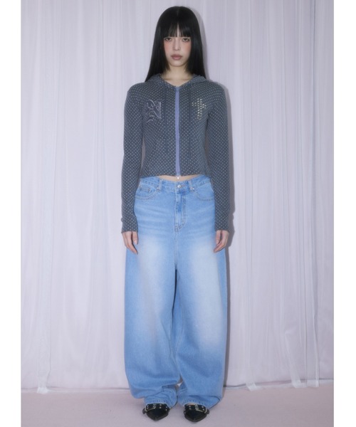 A'GEM/9 × .kom 『NIIER NOR/ニーアノア』 BACK-LAP BALLOON PANTS