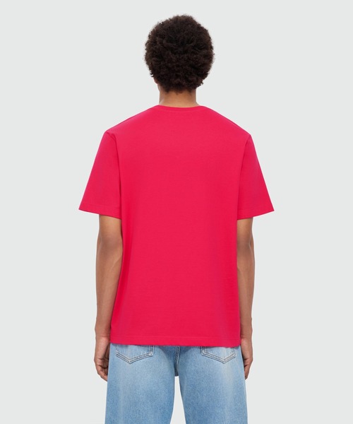 MSGM（エムエスジーエム）の「MSGM アレンジエンブロイダリーロゴ Tシャツ（Tシャツ/カットソー・メンズ・ローズ・L/S）」の3枚目の写真