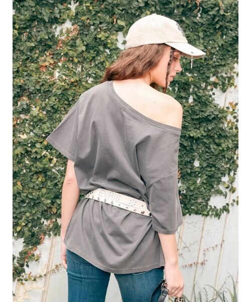 EVRIS（エヴリス）の「オリジナルロゴスタッズベルト（ベルト・レディース・ブラック/ホワイト・FREE）」の9枚目の写真