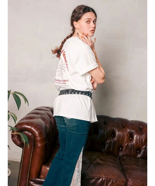 EVRIS（エヴリス）の「オリジナルロゴスタッズベルト（ベルト・レディース・ブラック/ホワイト・FREE）」の18枚目の写真