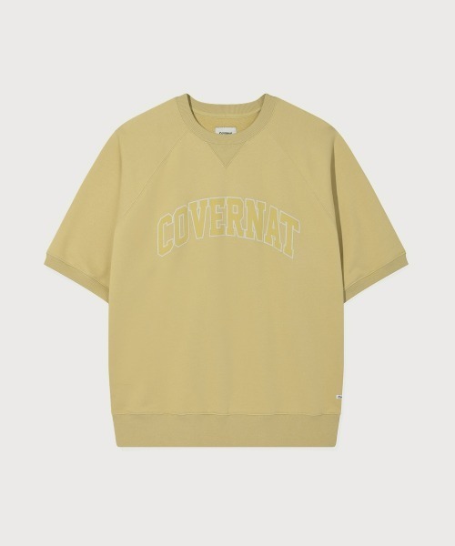 COVERNAT(カバーナット)の「ARCH LOGO SWEAT HALF T-SHIRT(Tシャツ/カットソー・メンズ・イエロー/ネイビー・X-LARGE/LARGE/MEDIUM/SMALL/XX-LARGE)」の2枚目の写真