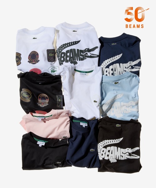 LACOSTE(ラコステ)の「【別注】LACOSTE / アーカイブバッジ Tシャツ(Tシャツ/カットソー・メンズ・ホワイト/ブラック・5/4/3/2/1)」の4枚目の写真