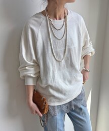 DouDou | 【WEB限定】スラブ天竺ロゴロンTEE(Tシャツ/カットソー)