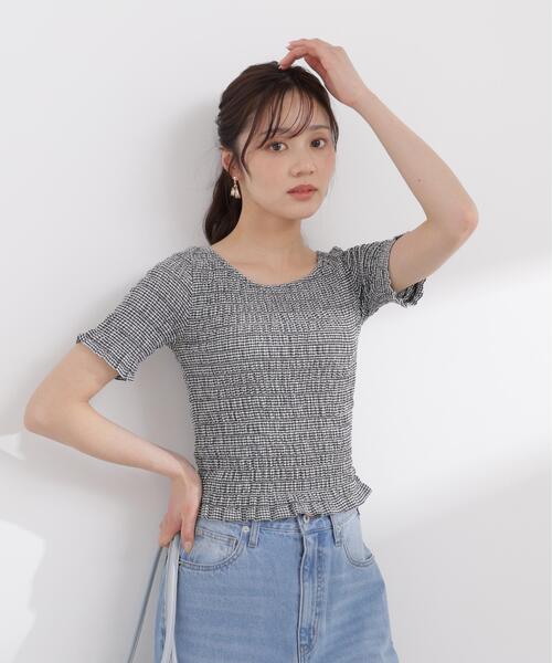 PROPORTION BODY DRESSING(プロポーションボディドレッシング)の「バックオープンシャーリングトップス / 1216160401(Tシャツ/カットソー・レディース・ピンク/ブラック/ブラック系その他・FREE)」の10枚目の写真