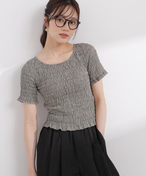 PROPORTION BODY DRESSING(プロポーションボディドレッシング)の「バックオープンシャーリングトップス / 1216160401(Tシャツ/カットソー・レディース・ピンク/ブラック/ブラック系その他・FREE)」の4枚目の写真