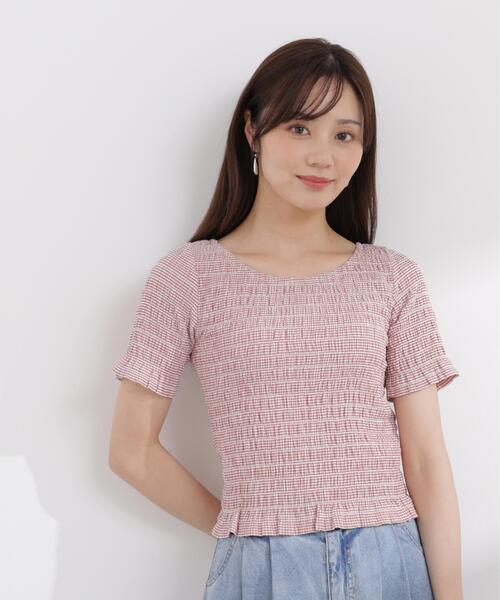 PROPORTION BODY DRESSING(プロポーションボディドレッシング)の「バックオープンシャーリングトップス / 1216160401(Tシャツ/カットソー・レディース・ピンク/ブラック/ブラック系その他・FREE)」の13枚目の写真