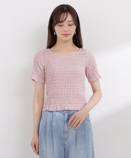 PROPORTION BODY DRESSING(プロポーションボディドレッシング)の「バックオープンシャーリングトップス / 1216160401(Tシャツ/カットソー・レディース・ピンク/ブラック/ブラック系その他・FREE)」の16枚目の写真