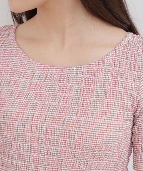 PROPORTION BODY DRESSING(プロポーションボディドレッシング)の「バックオープンシャーリングトップス / 1216160401(Tシャツ/カットソー・レディース・ピンク/ブラック/ブラック系その他・FREE)」の19枚目の写真