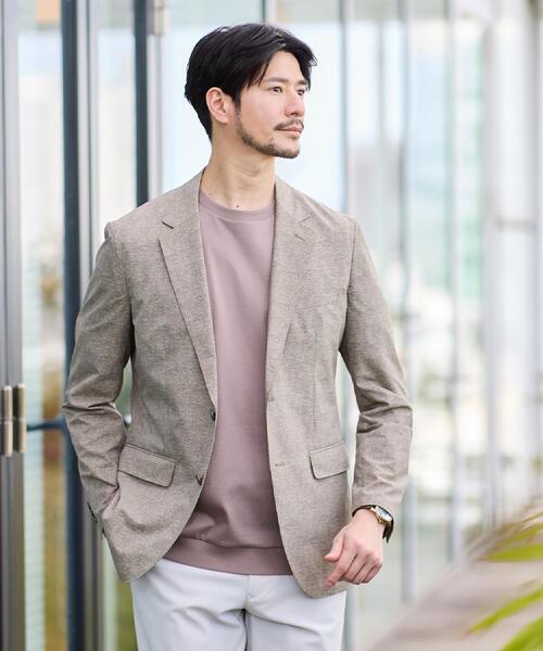 TAKEO KIKUCHI（タケオキクチ）の「【接触冷感】アイスクリアコットン Tシャツ（Tシャツ/カットソー・メンズ・グリーン系/ブラウン系その他/ブラック/レンガ/ネイビー系6/ライトグレー/ホワイト・03/05/02/04/01）」の14枚目の写真