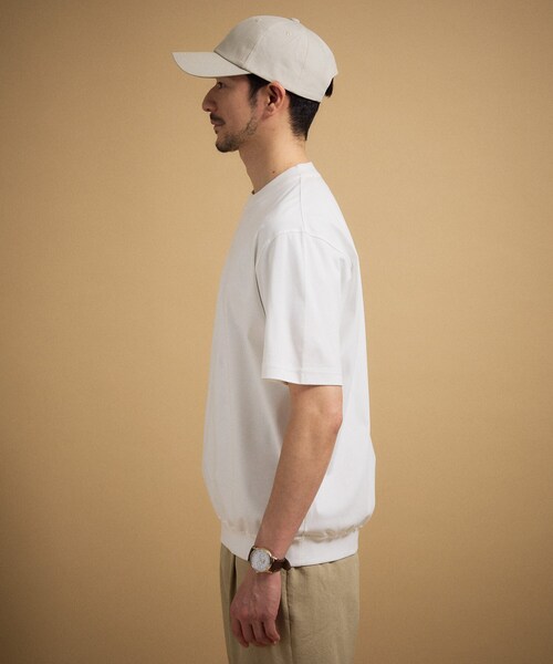 TAKEO KIKUCHI（タケオキクチ）の「【接触冷感】アイスクリアコットン Tシャツ（Tシャツ/カットソー・メンズ・グリーン系/ブラウン系その他/ブラック/レンガ/ネイビー系6/ライトグレー/ホワイト・03/05/02/04/01）」の19枚目の写真