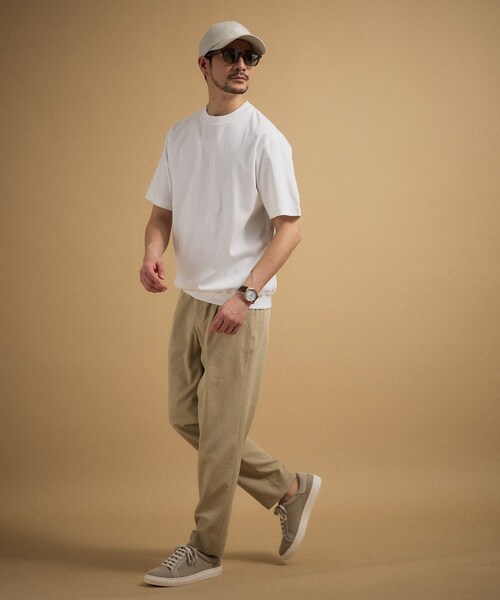 TAKEO KIKUCHI(タケオキクチ)の「【接触冷感】アイスクリアコットン Tシャツ(Tシャツ/カットソー・メンズ・グリーン系/ブラウン系その他/ブラック/レンガ/ネイビー系6/ライトグレー/ホワイト・03/05/02/04/01)」の22枚目の写真
