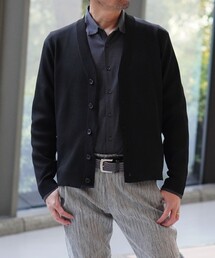 NICOLE selection（ニコルセレクション）の「ハイゲージリブニットカーディガン（カーディガン/ボレロ）」