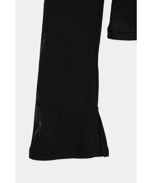 ETRE AU SOMMET(エトレオソメ)の「Rib Collar tattoo Long Sleeve Top (Black)(Tシャツ/カットソー・レディース・ブラック・FREE)」の10枚目の写真