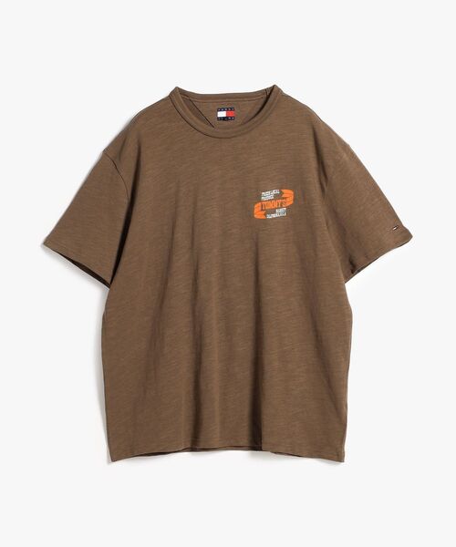 tommy jeans(トミー ジーンズ)の「リラックスノベルティショートスリーブTシャツ(Tシャツ/カットソー・メンズ・マルチ/ホワイト/ブラウン・X-LARGE/SMALL/X-SMALL/MEDIUM/LARGE)」の13枚目の写真