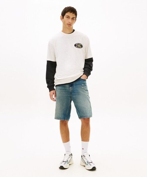 tommy jeans(トミー ジーンズ)の「リラックスノベルティショートスリーブTシャツ(Tシャツ/カットソー・メンズ・マルチ/ホワイト/ブラウン・X-LARGE/SMALL/X-SMALL/MEDIUM/LARGE)」の16枚目の写真