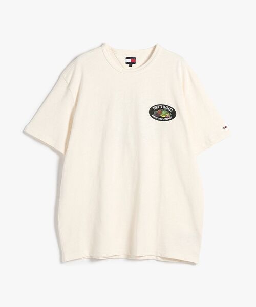 tommy jeans(トミー ジーンズ)の「リラックスノベルティショートスリーブTシャツ(Tシャツ/カットソー・メンズ・マルチ/ホワイト/ブラウン・X-LARGE/SMALL/X-SMALL/MEDIUM/LARGE)」の18枚目の写真
