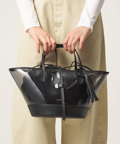 The Bagmati（ザバグマティ）の「【別注】＜THE BAGMATI＞ Clear BLK（ハンドバッグ・レディース・ブラック・FREE）」の15枚目の写真