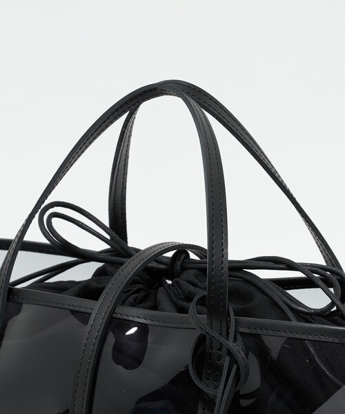 The Bagmati（ザバグマティ）の「【別注】＜THE BAGMATI＞ Clear BLK（ハンドバッグ・レディース・ブラック・FREE）」の9枚目の写真