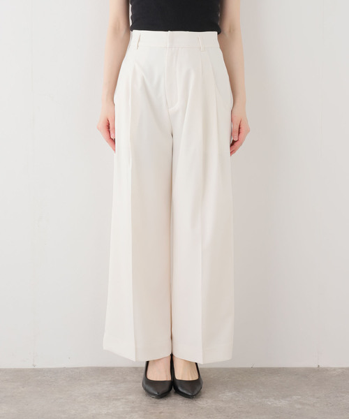 La TOTALITE（ラトータリテ）の「【洗える】タックポケットワイドパンツ（その他パンツ・レディース・ホワイト/ベージュ/ブラック・38/36）」の14枚目の写真