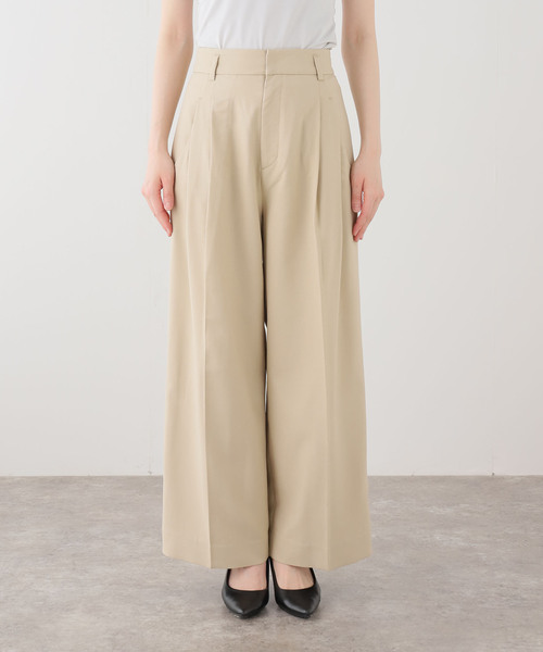 La TOTALITE（ラトータリテ）の「【洗える】タックポケットワイドパンツ（その他パンツ・レディース・ホワイト/ベージュ/ブラック・38/36）」の16枚目の写真