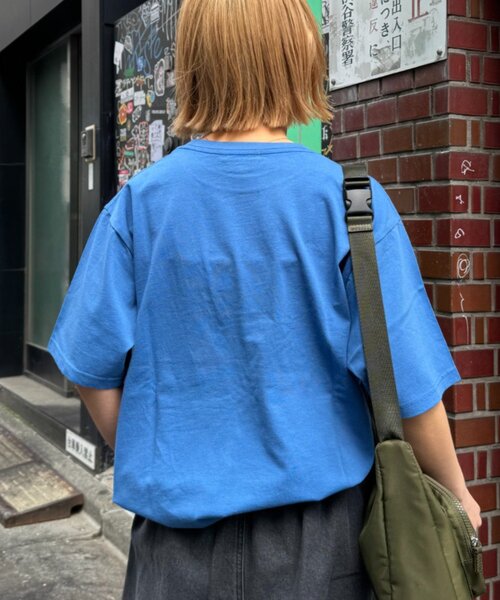 CIAOPANIC TYPY（チャオパニックティピー）の「【WEB限定】【UNISEX】1983アップリケTEE（Tシャツ/カットソー・レディース・グレー/ブルー/グリーン/ネイビー・LARGE/MEDIUM）」の11枚目の写真